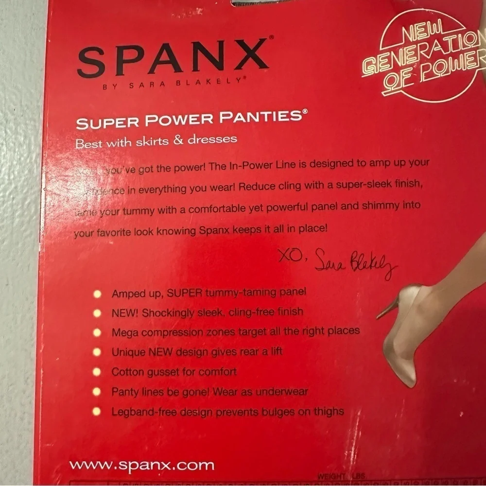 SPANX Super Power Panties In-Power Line Mid Thigh Shaper in Cocoa Sz G NWT
